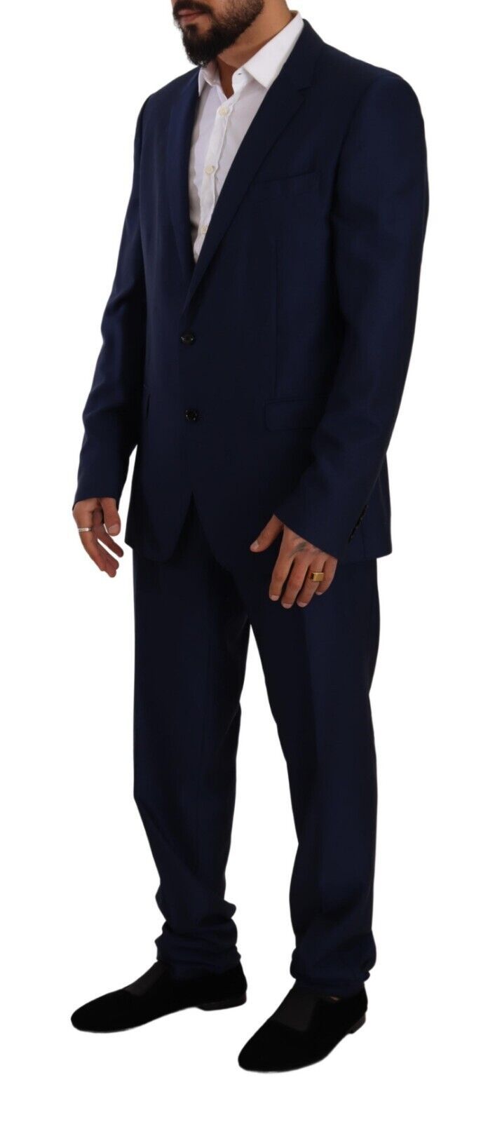 Blue MARTINI Single Breasted 2 Piece Suit