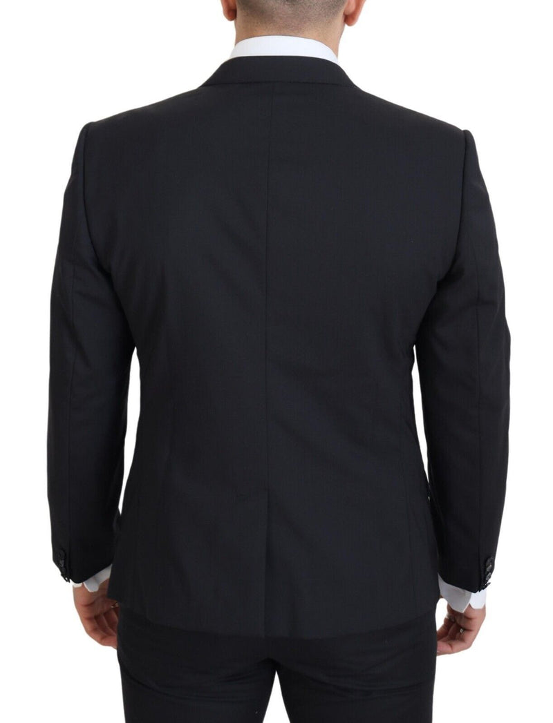 Black Logo Single Breasted MARTINI Blazer