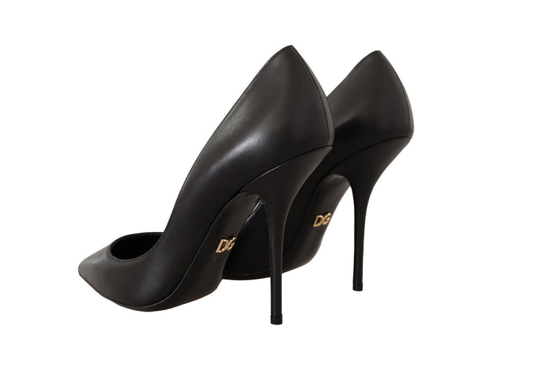 Black Pointed Stiletto Pumps Devotion Shoes