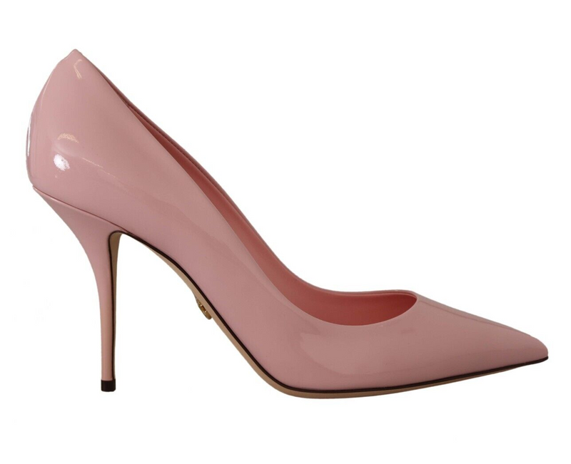 Pink Patent Leather High Heels Pumps Shoes