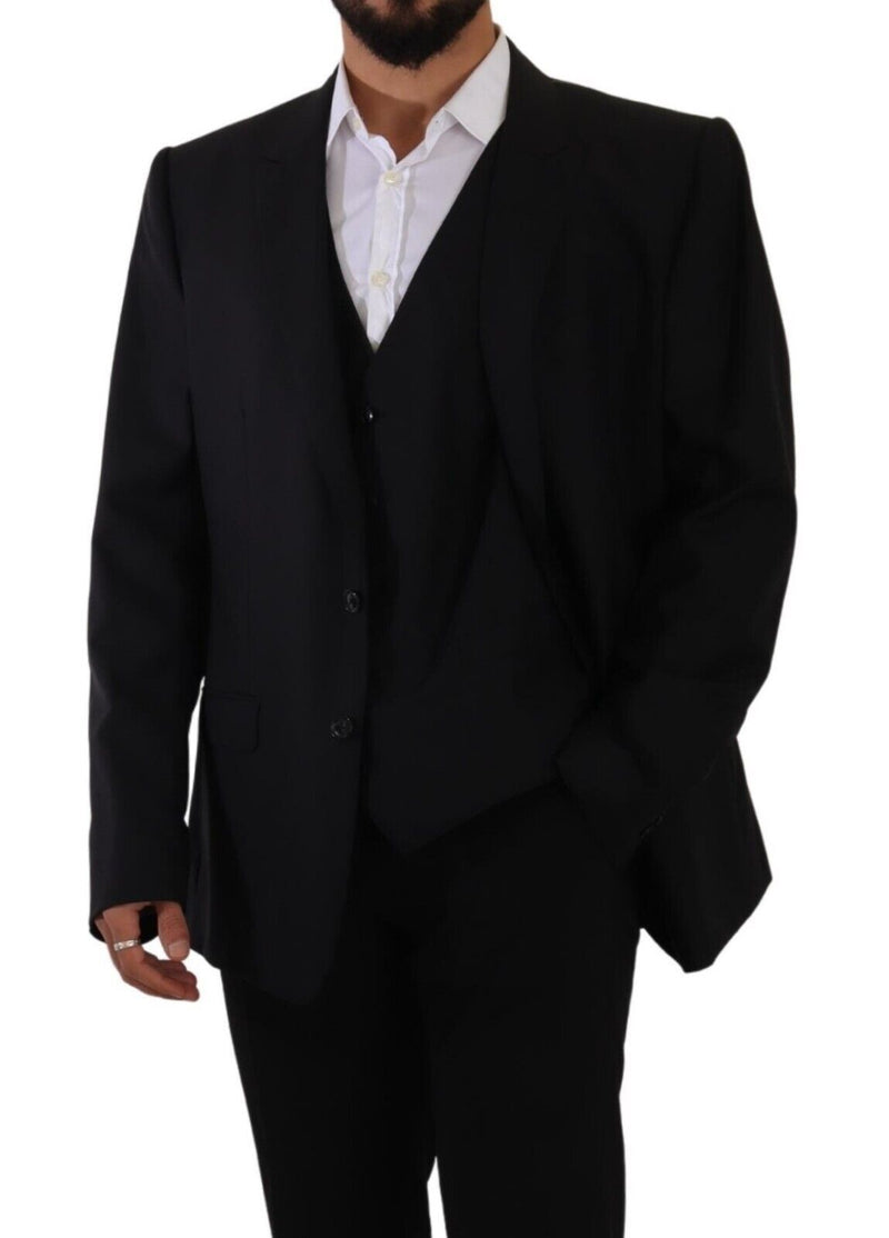 Black Single Breasted Coat 2 Piece MARTINI Blazer