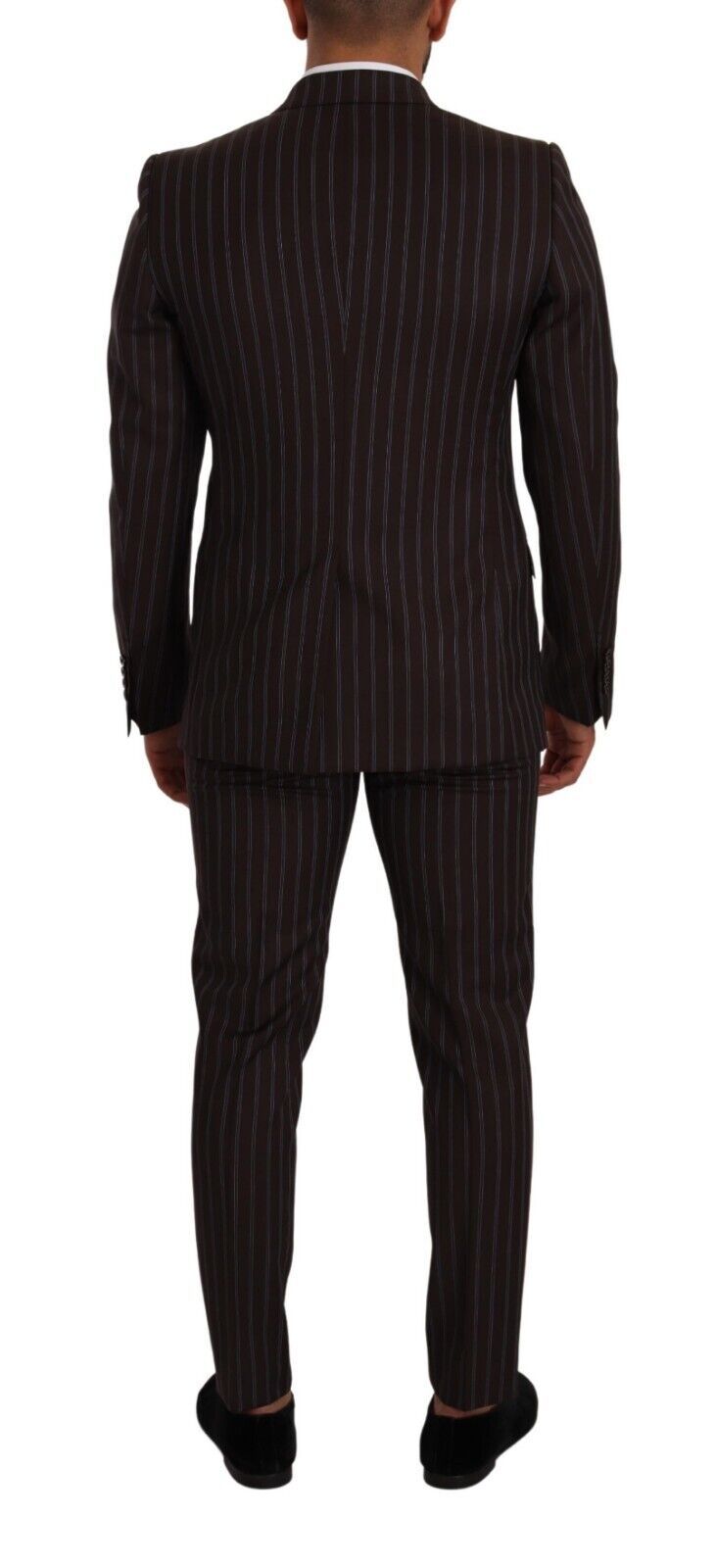 Bordeaux MARTINI Striped Slim Fit 2 Piece Suit