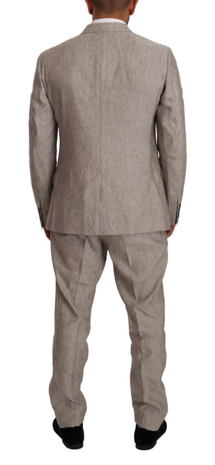 Gray NAPOLI Flax Single Breasted 2 Piece Suit