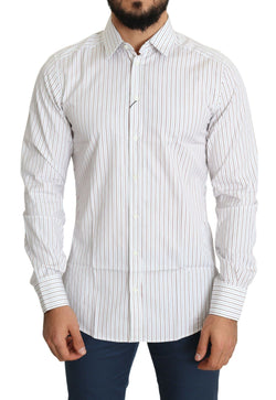 White Striped Formal MARTINI Shirt