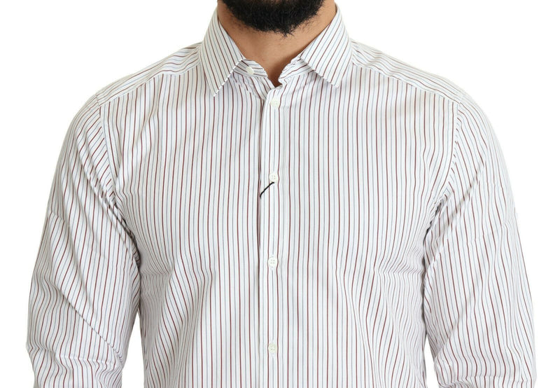 White Striped Formal MARTINI Shirt