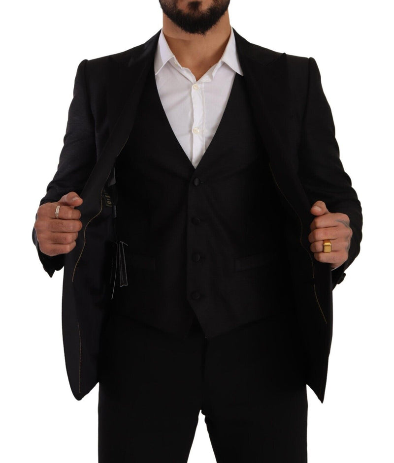 Black Slim Fit 2 Piece SICILIA Blazer