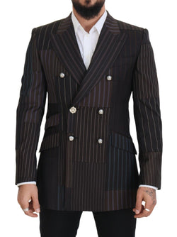 Multicolor Patchwork Stripes SICILIA Blazer