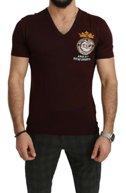 Bordeaux Cotton Angel King T-shirt