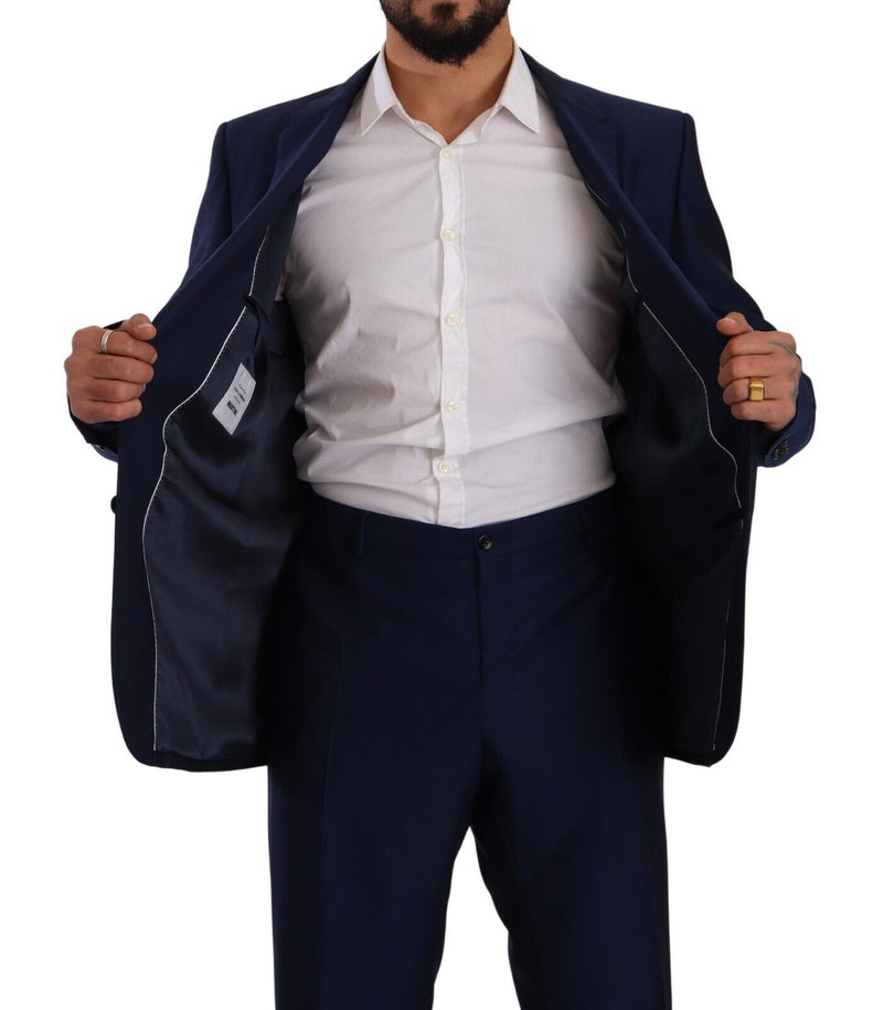 Blue MARTINI Single Breasted 2 Piece Suit