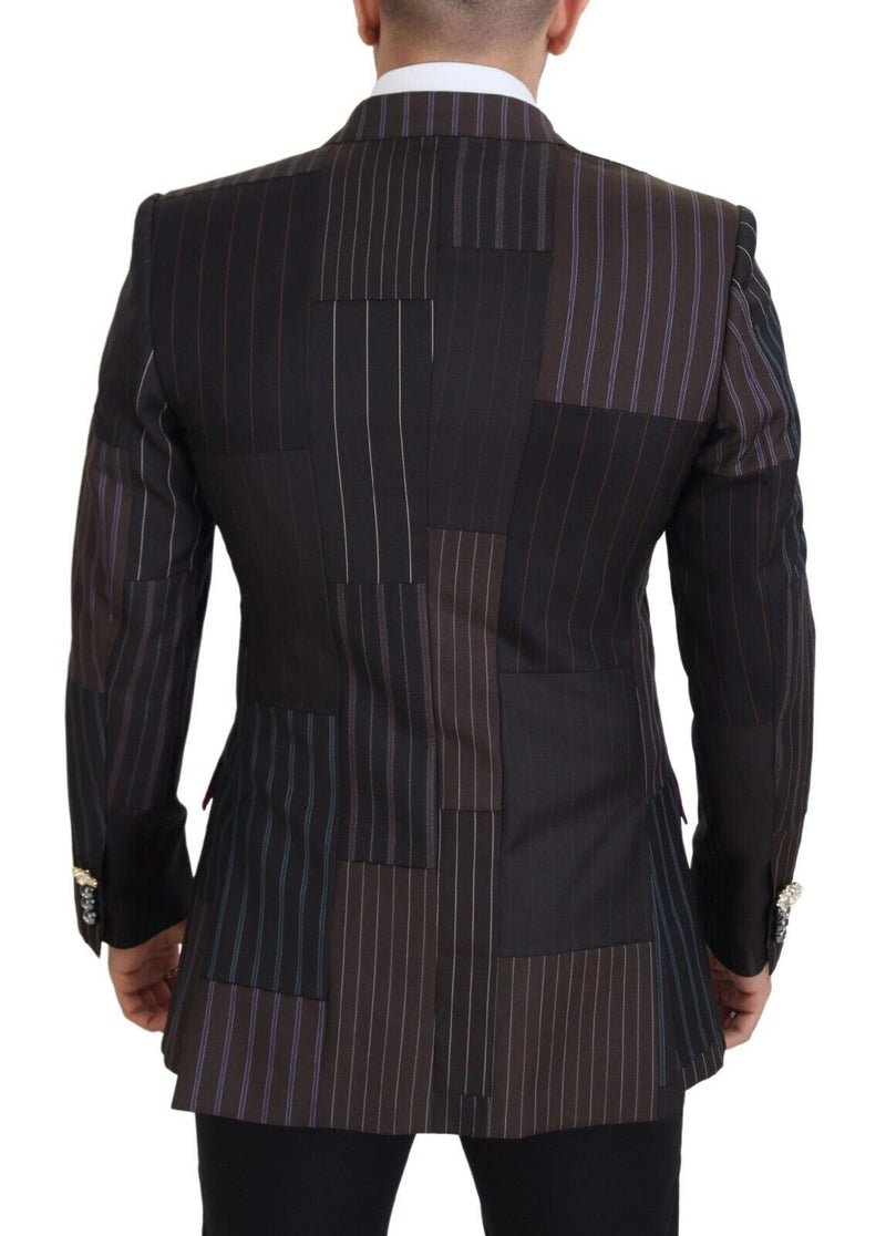 Multicolor Patchwork Stripes SICILIA Blazer