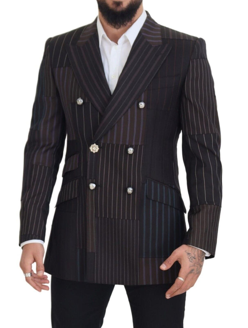 Multicolor Patchwork Stripes SICILIA Blazer