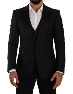 Black Slim Fit 2 Piece SICILIA Blazer