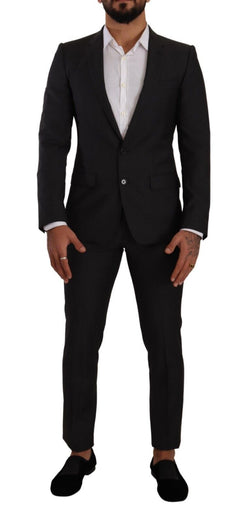 Black MARTINI Single Breasted 2 Piece Suit