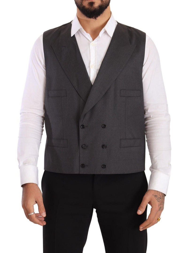 Gray Double Breasted 2 Piece SICILIA Blazer