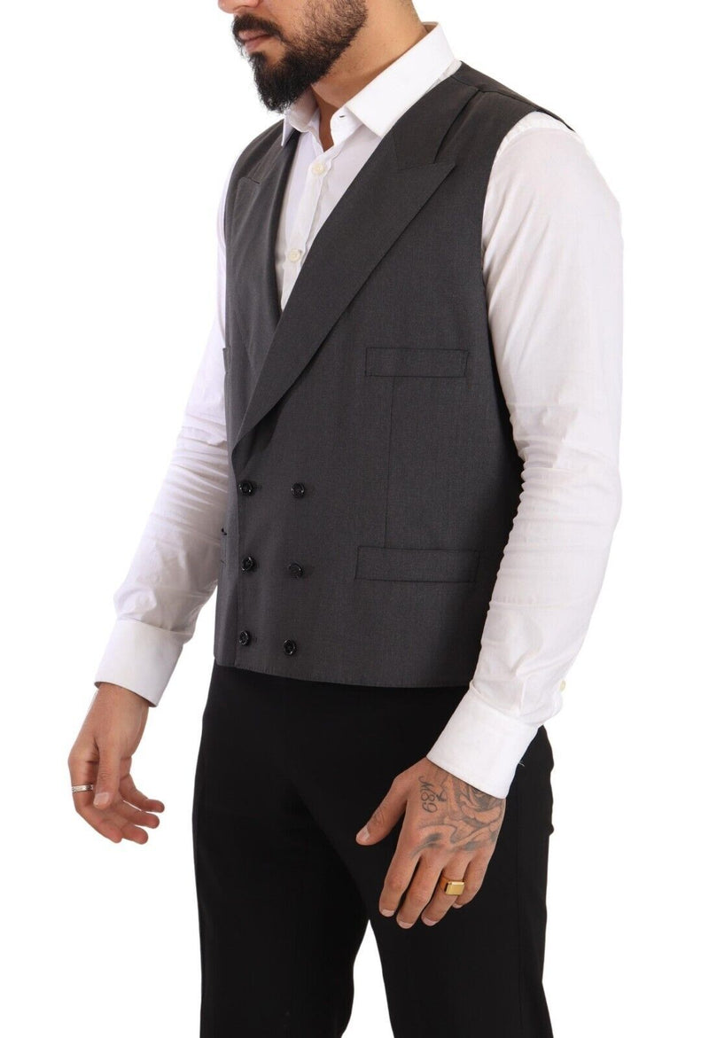 Gray Double Breasted 2 Piece SICILIA Blazer