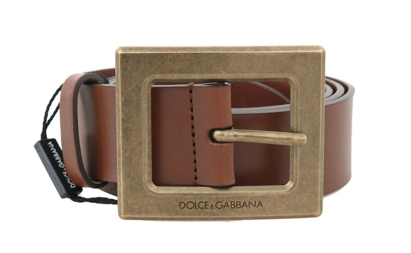 Brown Leather Sicilian Western Belt