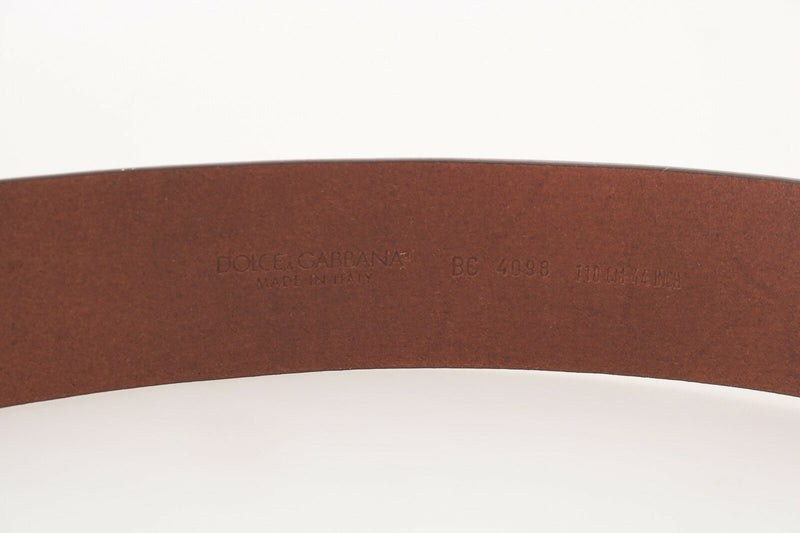 Brown Leather Sicilian Western Belt