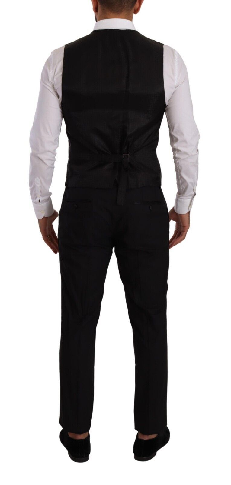 Black MARTINI Single Breasted 3 Piece Suit