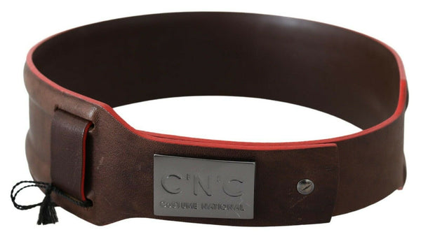 Dark Brown Genuine Leather Belt