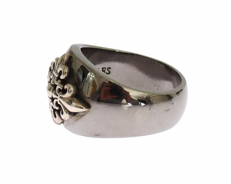 Silver Sterling Crest Rhodium 925 Ring