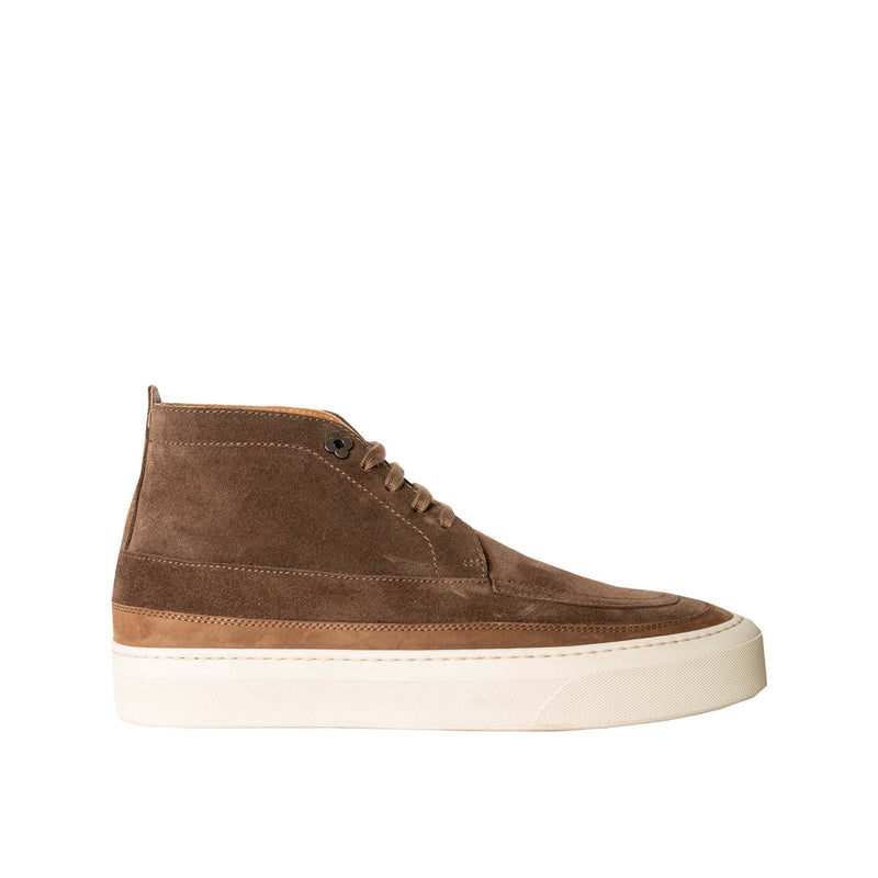 Brown suede Hi-top sneakers