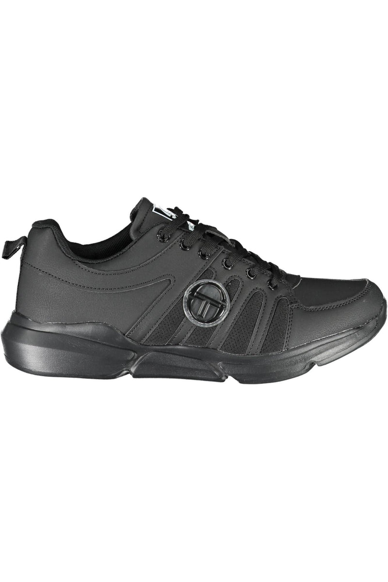 Black Polyester Sneaker