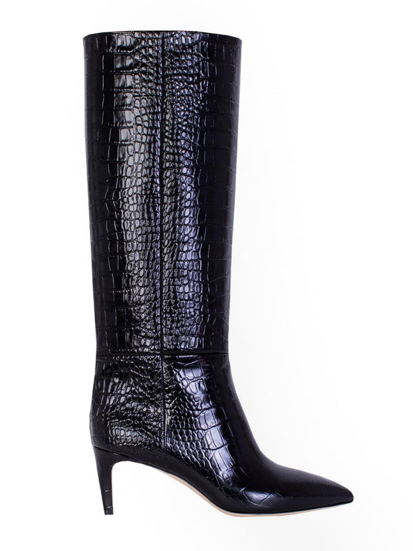 Croco Leather Print Stiletto Boot 60