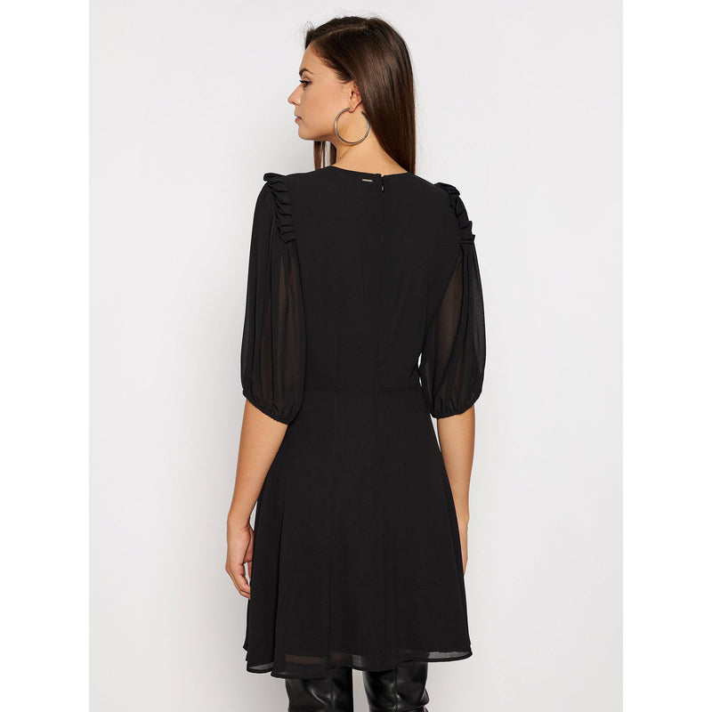 Black Polyester Dress