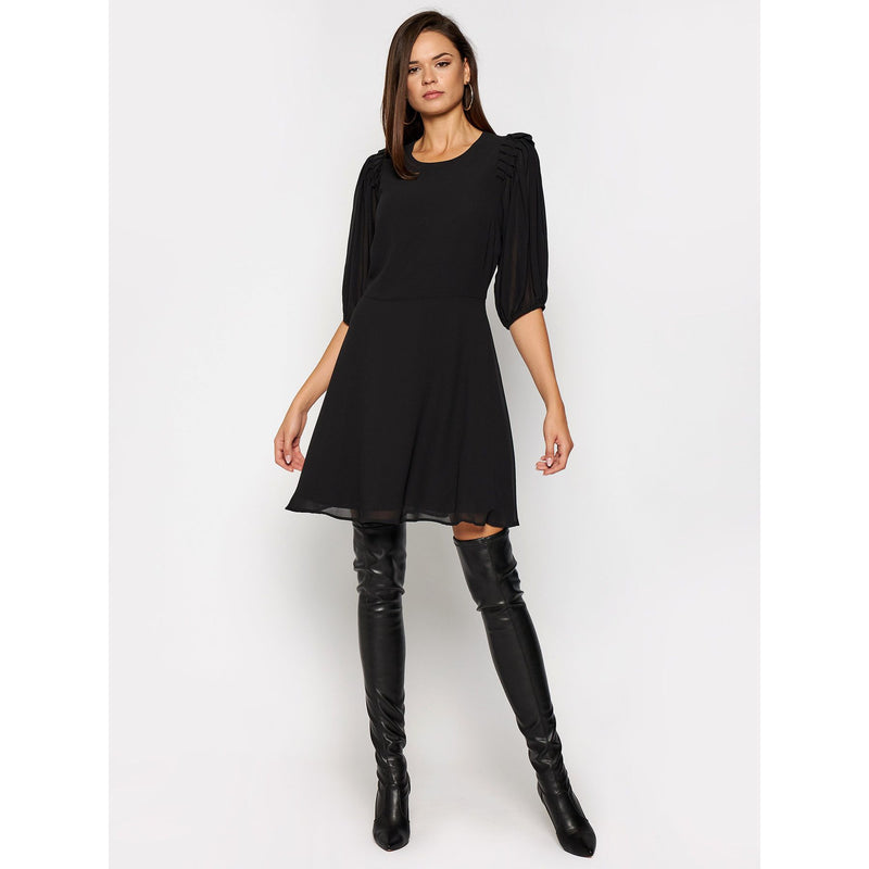 Black Polyester Dress