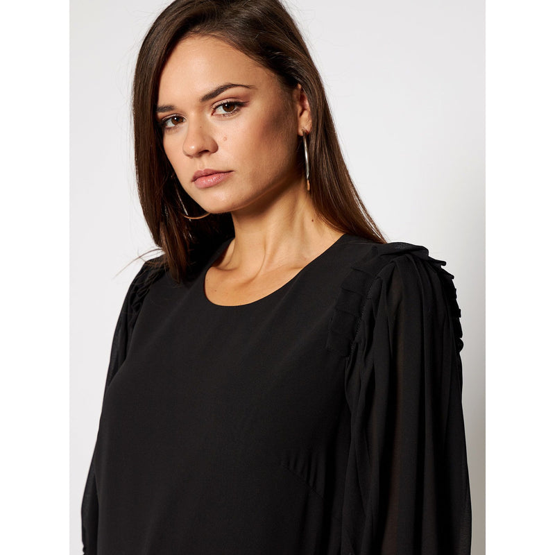 Black Polyester Dress