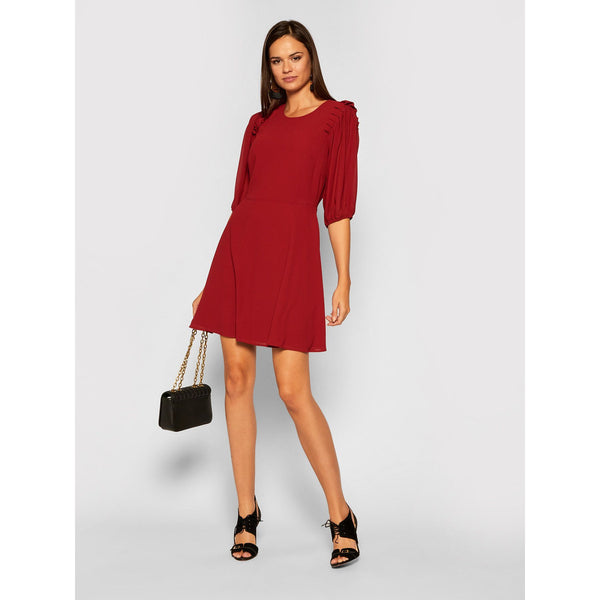 Red Polyester Dress