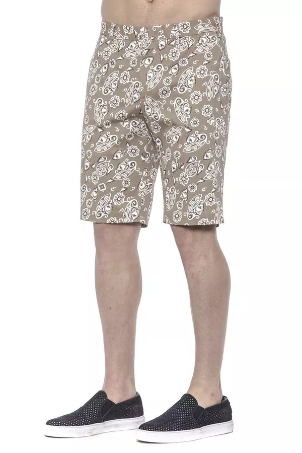 Beige Cotton Short