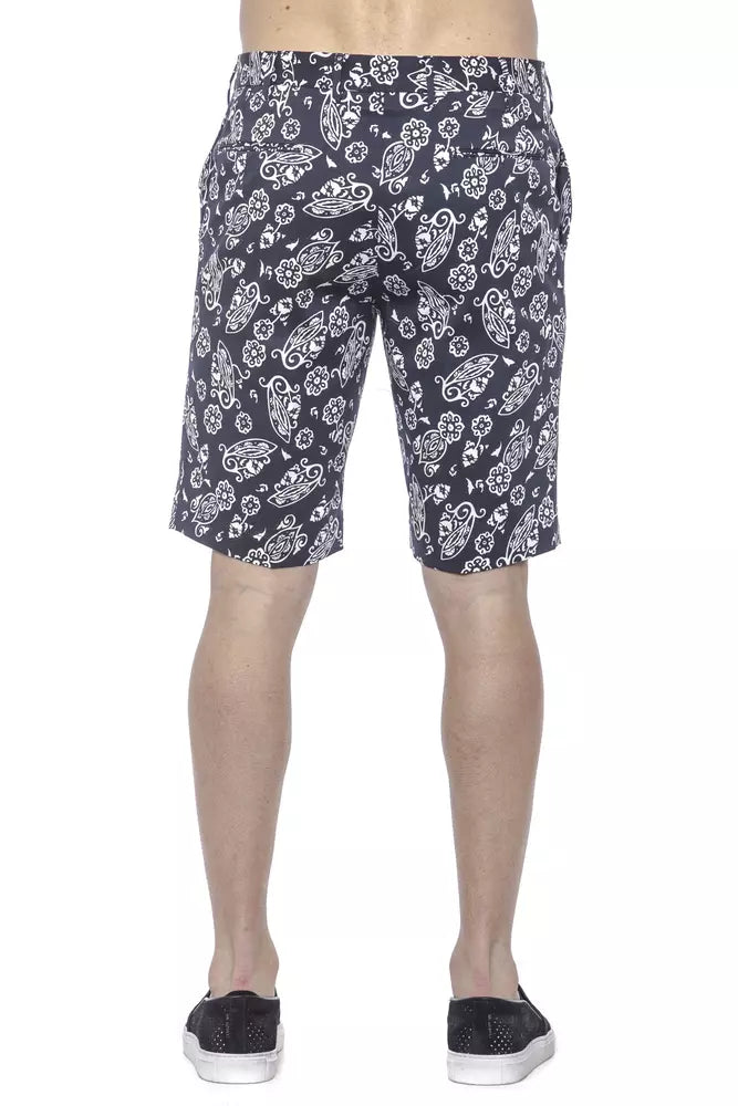 Blue Cotton Short