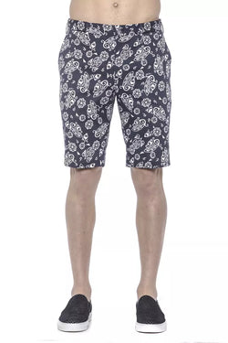 Blue Cotton Short