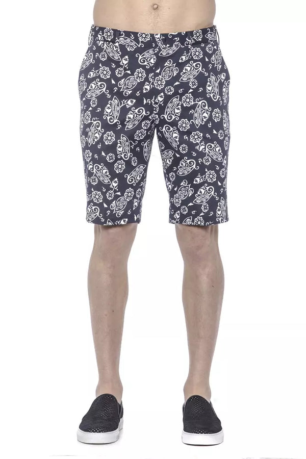 Blue Cotton Short