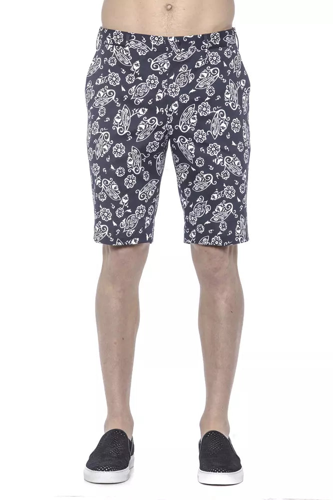 Blue Cotton Short