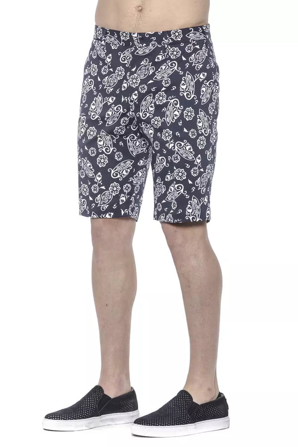 Blue Cotton Short