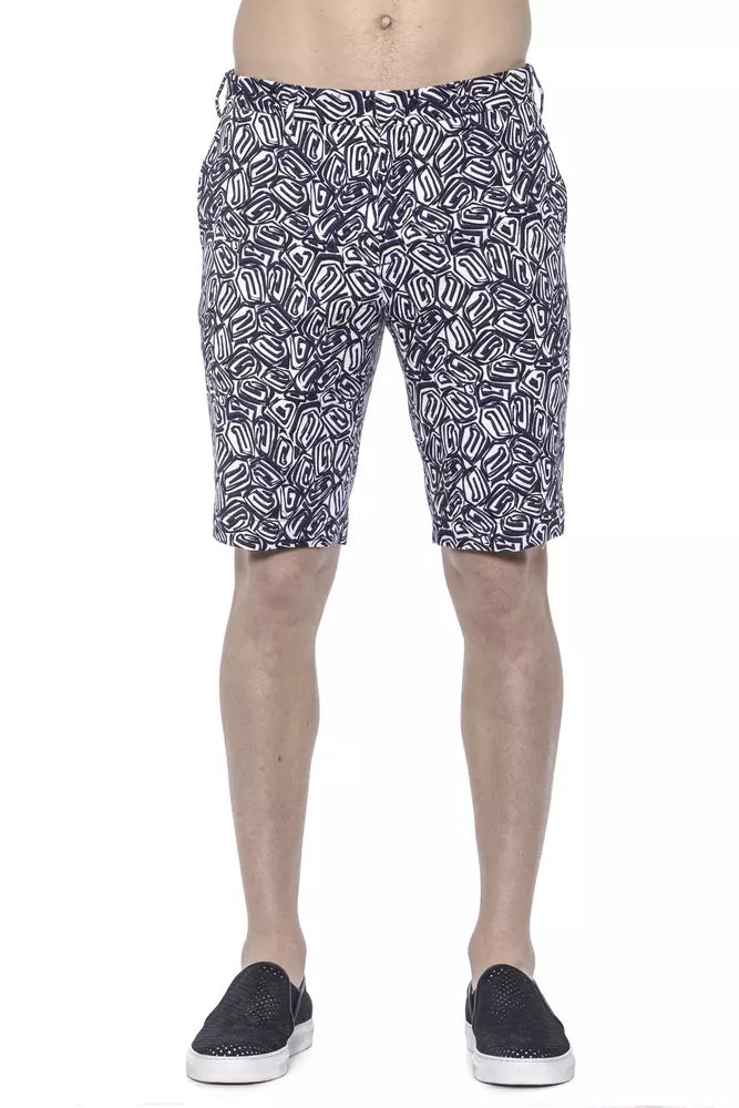 Blue Cotton Short