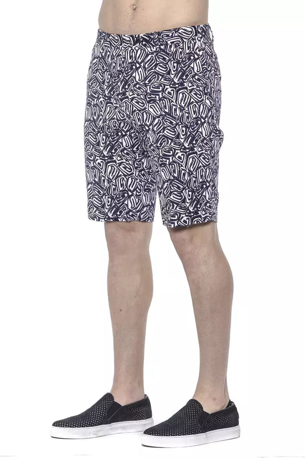 Blue Cotton Short