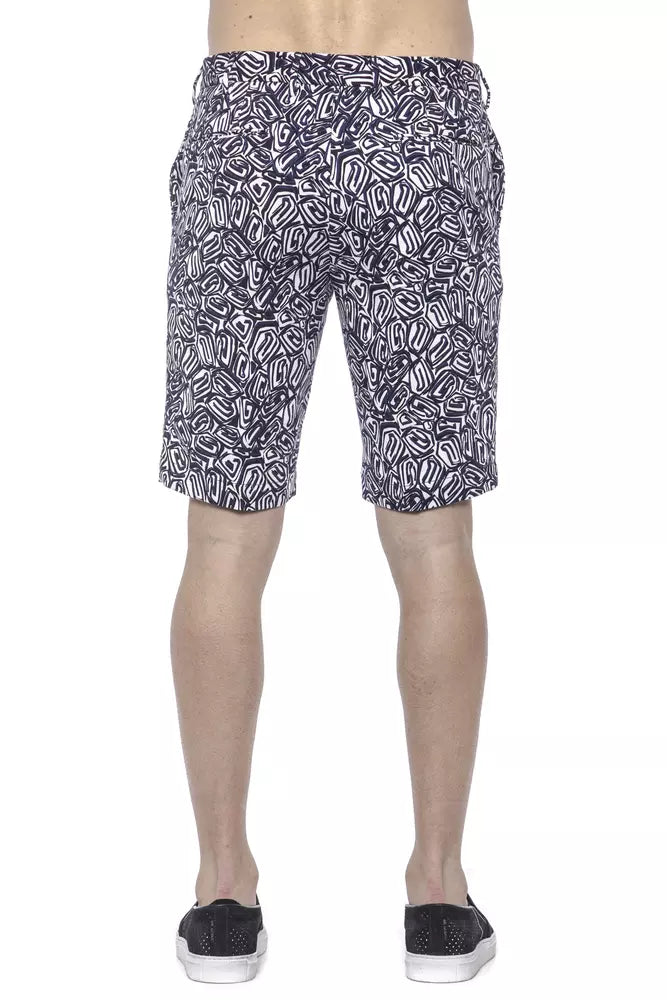 Blue Cotton Short