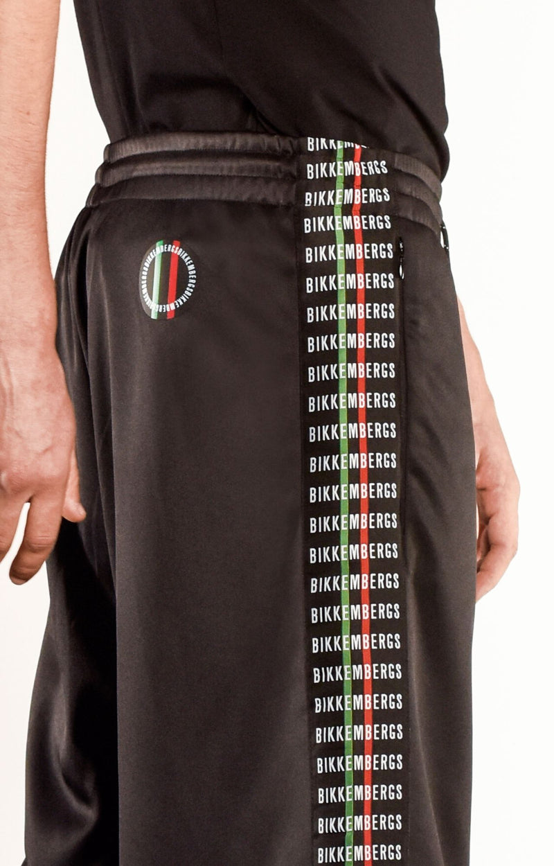 Black Polyester Short