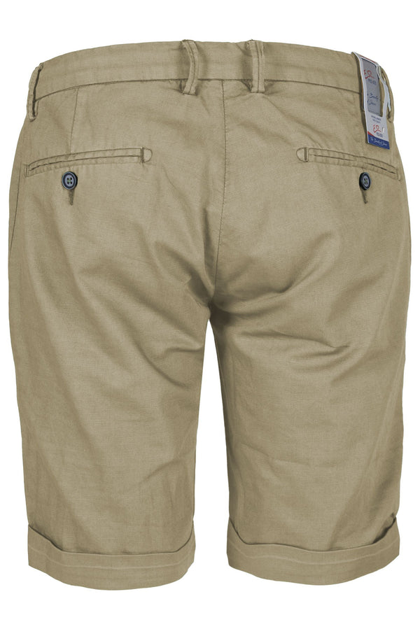 Beige Cotton Short