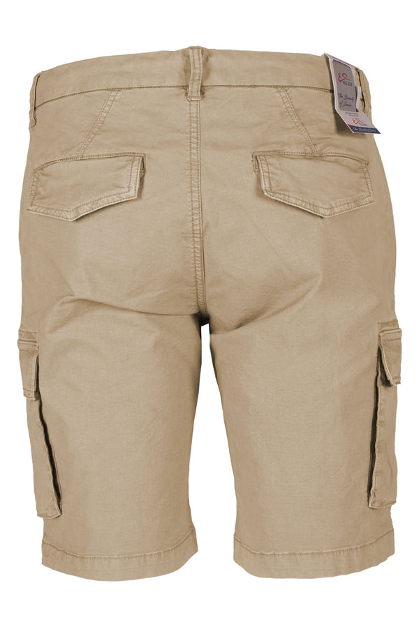 Beige Cotton Short