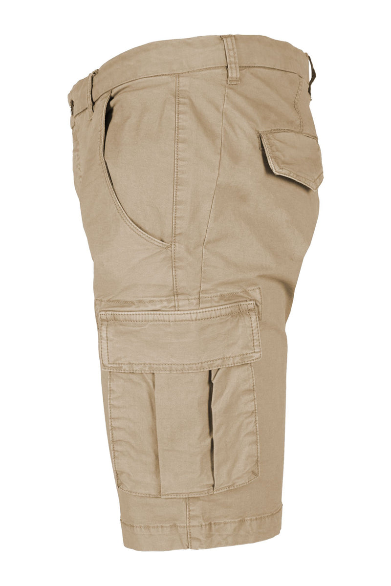Beige Cotton Short
