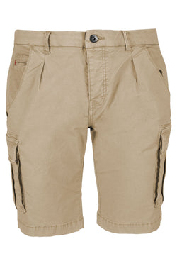 Beige Cotton Short