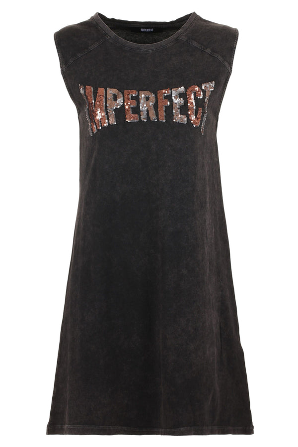 Saj-black Imperfect Dress