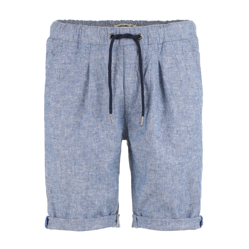 Light Blue Linen Short