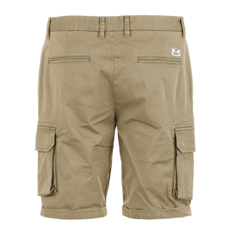 Beige Cotton Short