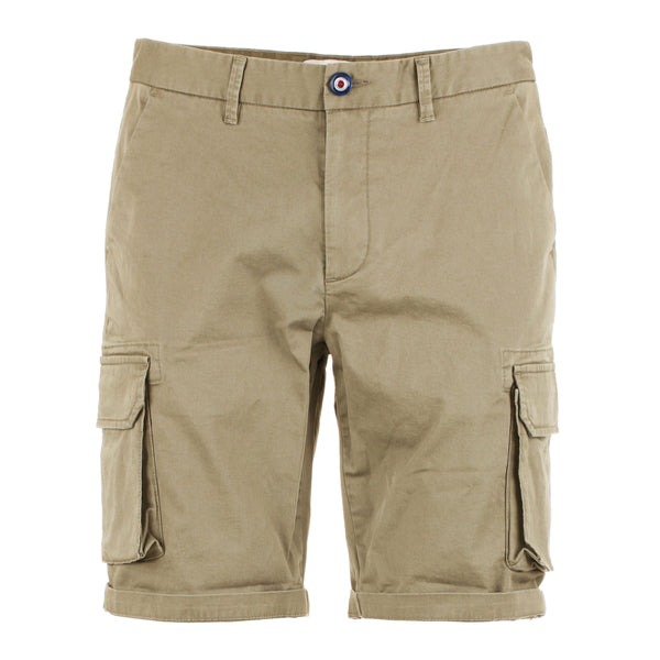 Beige Cotton Short