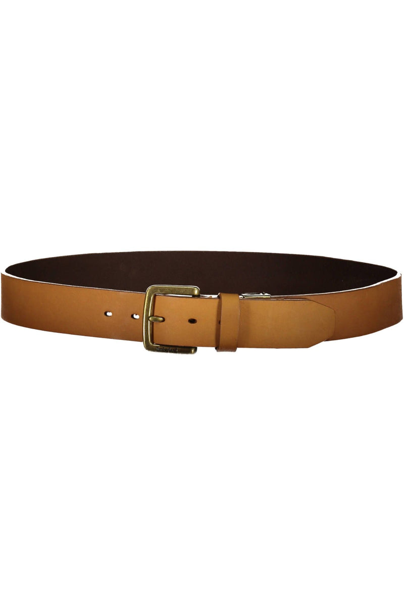 Beige Leather Belt